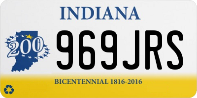 IN license plate 969JRS