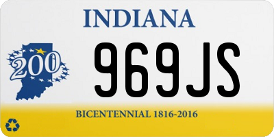IN license plate 969JS