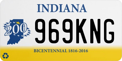 IN license plate 969KNG