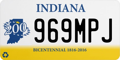 IN license plate 969MPJ