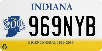 IN license plate 969NYB