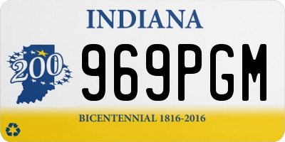 IN license plate 969PGM