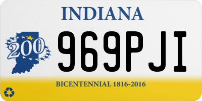 IN license plate 969PJI