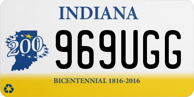 IN license plate 969UGG