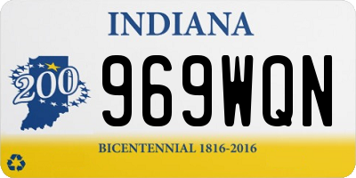 IN license plate 969WQN