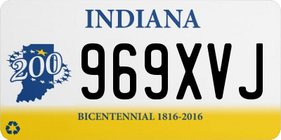 IN license plate 969XVJ