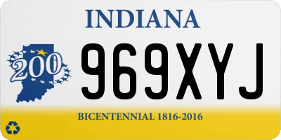 IN license plate 969XYJ