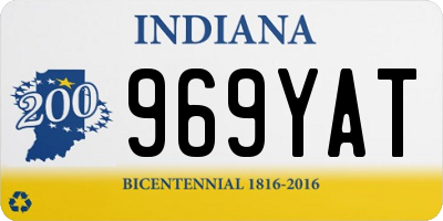 IN license plate 969YAT