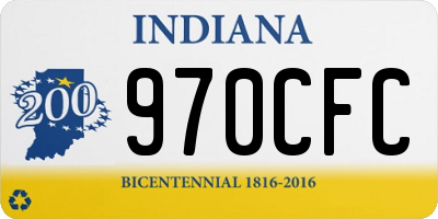 IN license plate 970CFC
