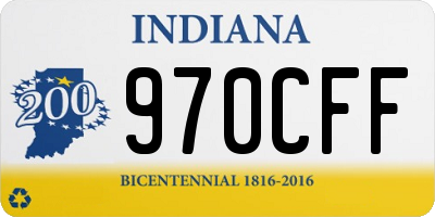 IN license plate 970CFF