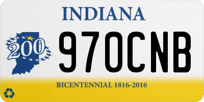 IN license plate 970CNB