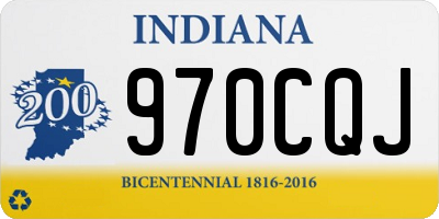 IN license plate 970CQJ