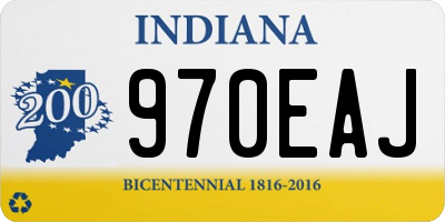 IN license plate 970EAJ