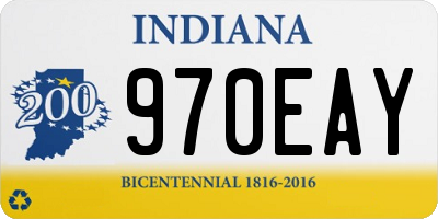 IN license plate 970EAY