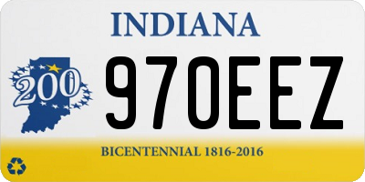 IN license plate 970EEZ
