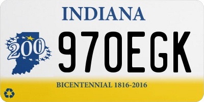 IN license plate 970EGK