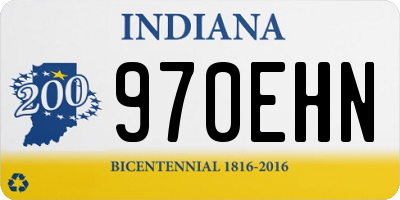 IN license plate 970EHN