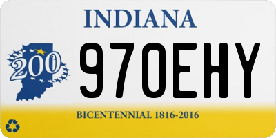 IN license plate 970EHY