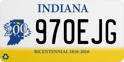 IN license plate 970EJG