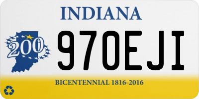 IN license plate 970EJI