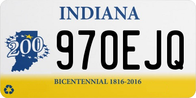 IN license plate 970EJQ