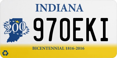 IN license plate 970EKI