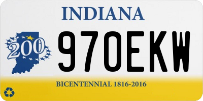 IN license plate 970EKW