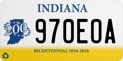 IN license plate 970EOA