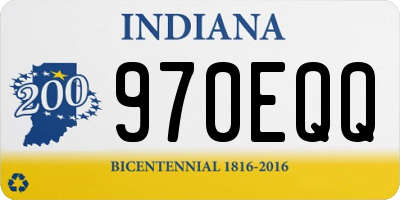 IN license plate 970EQQ