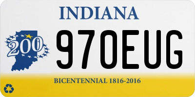 IN license plate 970EUG