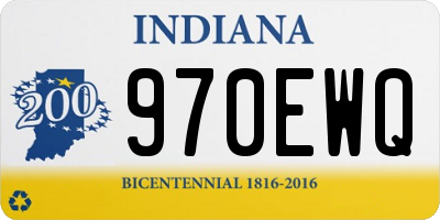 IN license plate 970EWQ