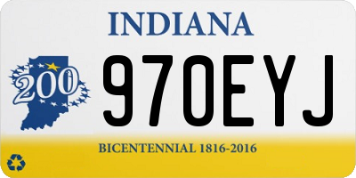 IN license plate 970EYJ