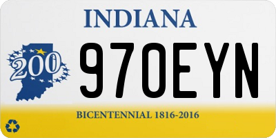 IN license plate 970EYN