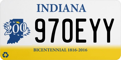 IN license plate 970EYY