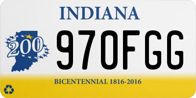 IN license plate 970FGG