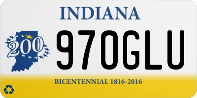 IN license plate 970GLU