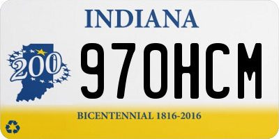 IN license plate 970HCM