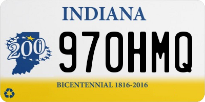 IN license plate 970HMQ