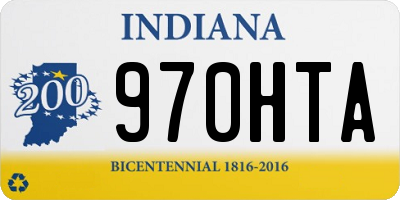 IN license plate 970HTA
