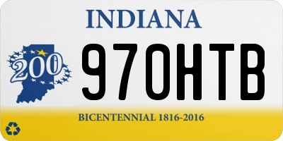 IN license plate 970HTB