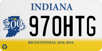 IN license plate 970HTG