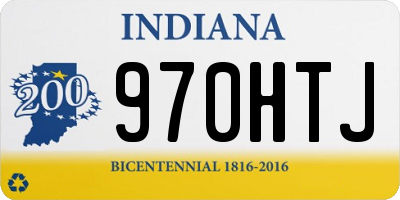 IN license plate 970HTJ