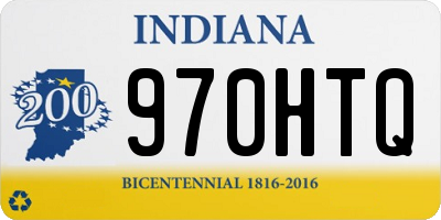 IN license plate 970HTQ
