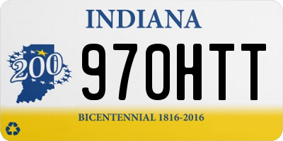 IN license plate 970HTT