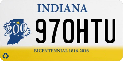 IN license plate 970HTU