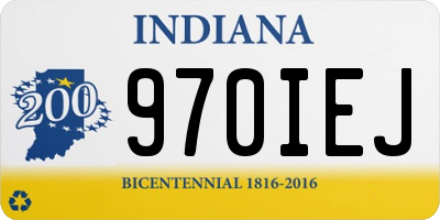 IN license plate 970IEJ