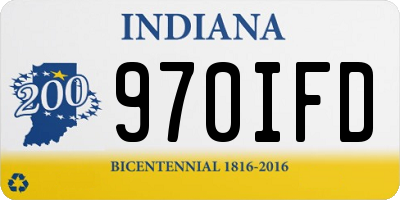 IN license plate 970IFD