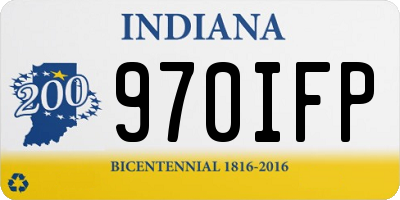 IN license plate 970IFP