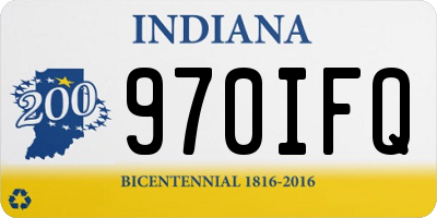 IN license plate 970IFQ