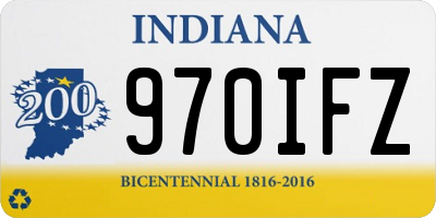 IN license plate 970IFZ